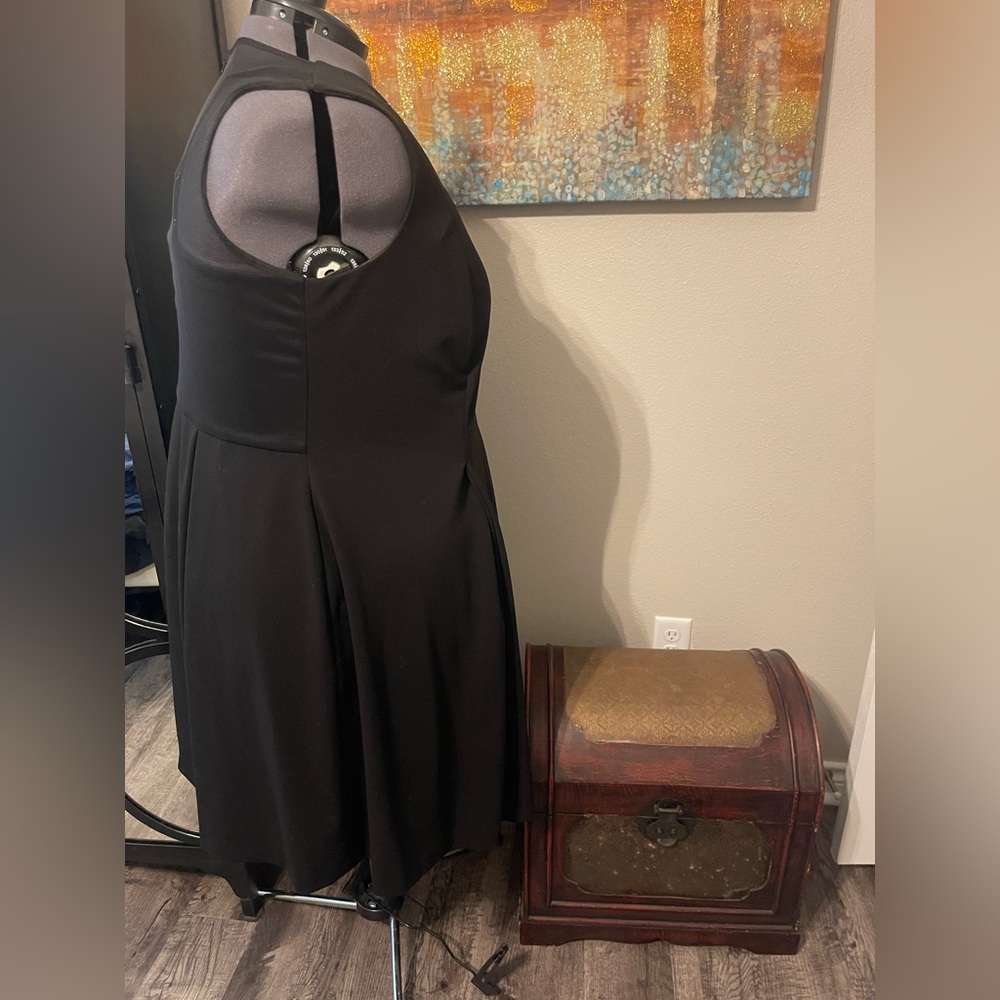Designer Alert! Calvin Klein Little Black Dress. Plus Size. - Picture 2 of 6